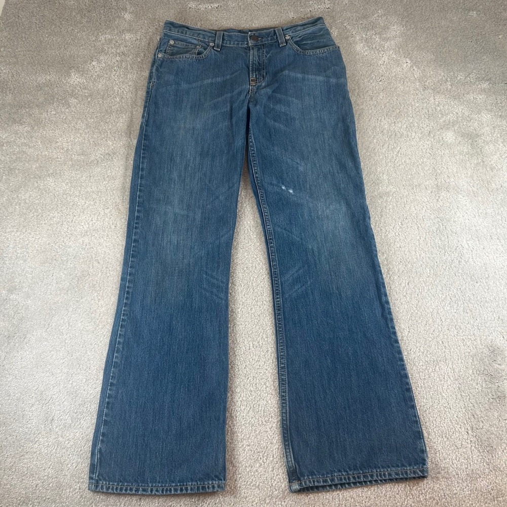 VTG Polo Ralph Lauren Women's Boot‎ Cut Jeans Blue Medium Wash Cotton Size 18